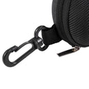 Black Pattern with a Hook EVA Glasses Case T6D9