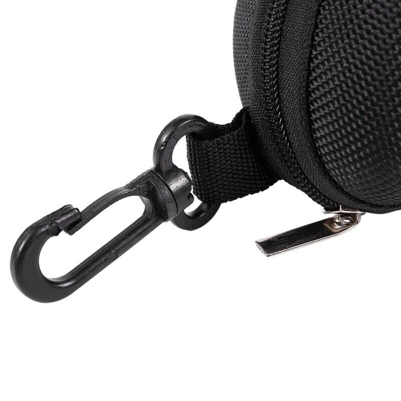 Black Pattern with a Hook EVA Glasses Case T6D9