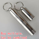Travel Pill Box Bottle Holder Waterproof Container Keychain Medicine Case