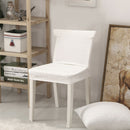 Polyester Seat Chairs Cover for Hotel, Restaurant, Wedding Part Decor-White