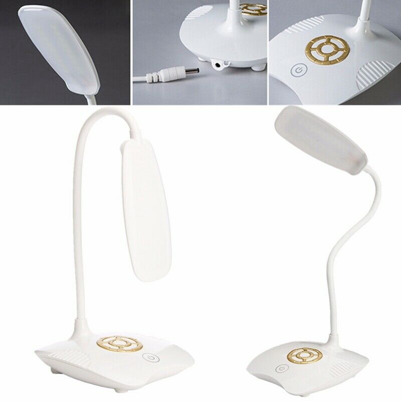 Rechargeable Flexible Led Table Lamp Press Switch Desk Book Reading Light D Q6G3