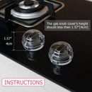 6 Pack Mini Covers, Suit For Small Gas Knob,Safety Children Kitchen Stove K L9W4