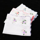 3x 100% Cotton Handkerchiefs