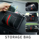 Car Storage Bag Paste-mounted Seat Quilted Organizer Instrument Panel Hang Pack