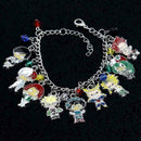 My Hero Cartoon Multi Character Charm Bracelet Adjustable 19+5cm Supply G9V Y6A2