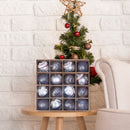 16pcs 6cm Christmas Decoration Balls Tree Hanging Ball Home Ornament (I)