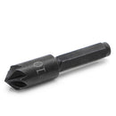 2x 7 Flute Countersink Drill Bit 1/4" Hex Shank Counter Sink Chamfer Cutter