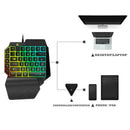 K15 One-handed Membrane Keyboard 39 Keys Backlit one-Hand New Keypad Gaming A2T7