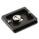 PU-50 Quick Release Plate Metal QR Clamp with 1/4'' Adapter for Manfrotto Arca