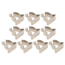 10pcs 5/8 Stainless Steel Marine Boat Hook Support Clips