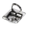 2Pcs Deck Hatch Flush Ring Pull Latch Handle Stainless Steel 2-1/4'' x 2-5/8''