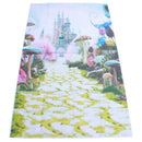 3 x 5FT Fairy Tale Mushroom Castle Photography Backdrop Studio Props Backgr