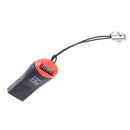 2Pcs Memory Card Reader Adapters To USB 2.0 Adapter For Mini SD SDHC SDXC  JR