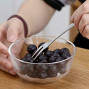 5pcs Stainless Steel Two-tine Fruit Fork Snack Dessert Forks Tableware Cake P1H5