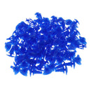 100 Pieces Car 7.8mm Door Trim Panel Blue Plastic Rivet Pin Clip Fastener