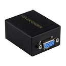 RJ45 To VGA Signal Extender 60M Transmitter Receiver Adapter