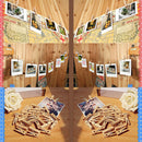 150pcs Mini Natural Wooden Clothes Photo Paper Clothespin Craft Clips 25mm