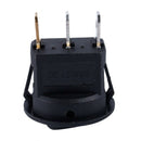 4x Mini Round Blue LED Indicator Toggle Switch 3 Pin On-Off 12V DC M2Q4
