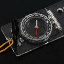 Baseplate Pocket Compass Orienteering Hiking Camping Maps Lensatic Q7J2