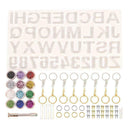 186Pcs/set DIY Jewelry Silicone Casting Molds Tools Set Number Letter Z8M3