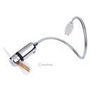 Flexible LED Clock Mini Power USB Fan Gooseneck For Home Office PC Notebook
