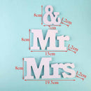 wedding birthday party decoration white letters mr & mrs wedding creative signLJ