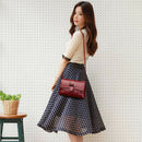 Designer Women Shoulder Bag Fashion Handbag And Purse Pu Leather Crossbody  S1K8