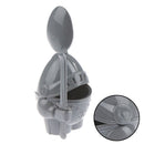 Knight Egg Cup Holder Storage Rack With Spoon Detachable Soldier Egg Holder BX