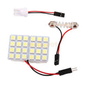Car Interior LED 24SMD Panel T10 Dome Bulb BA9S Festoon Trailer Light White