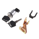 Motorcycle Seat Lock Sitting Lock with 2 Keys for Electric Bike E-bike Scooter