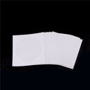 50pcs 12.5*12.5cm CD DVD Paper Flap Sleeves Clear Window Cases Cover Envelope LJ