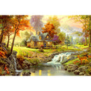 1000pcs DIY Cabin Jigsaw Paper Puzzle Educational Toys Assembling Gifts A