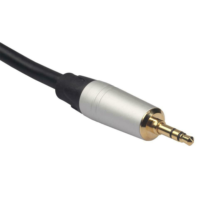 1ft 30cm 1/8in 3.5mm Male Jack to Female Stereo Audio Extension Cable Wire