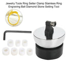 Jewelry Tools Ring Setter Clamp Stainless Ring Engraving Ball Diamond Stone