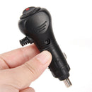 MaleMotor Car Cigarette Lighter Socket Plug Charger Connector LED With Switch TO