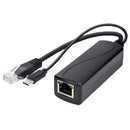 TYPE-c poe splitter usb 48v to 5v power over ethernet 802.3af for raspberry S Hn
