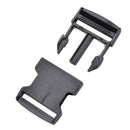 10pcs plastic buckles clips paracord for paracord bracelet black strap