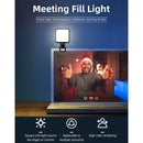 Portable Webcam Video Conference Lighting Kit for Interview Live Streaming