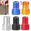 5 PCS Presta to Schrader Valve Adapter Converter Bike Cycle Bicycle Pump Tools