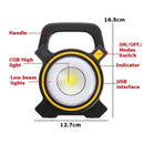 Rechargeable 30W COB LED Portable Flood Light| Outdoor Garden Work Spot Lam