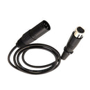 4 pin XLR Male to XLR FEMALE Power Cable Cord 1M for DSLR Camera Photograph