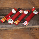 4 Pcs Set Christmas Decoration Microwave Oven Gloves Burlap Refrigerator Gl