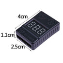 2pcs Battery Voltage Tester Low Voltage Buzzer Alarm Battery Voltage Check