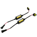 2x H8/H9/H11 LED Headlight Decoder Anti Flicker Resistor Canbus Error Canceller-