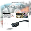 Car Head Up Display II HUD Projector Speedometer MPH KM/h Speed Warning FT
