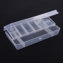 21*10.7*4.2cm Double Deck Fishing Lure Bait Hooks Tackle Storage Box Case