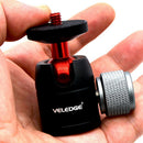 Aluminum Alloy Mini Tripod Ball Head With Quick Release Plate 1/4 '' Screw For