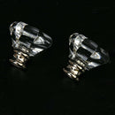 2Pcs Acrylic Drawer Knob Cabinet Closet Funiture Door Decor Pull Handle