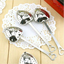 1Pcs Heart Shaped Stainless Steel Tea Leaf Strainer Herbal Spice Infuser Gift JR