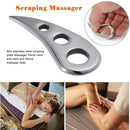 Mini Massager Scraper Board Facial Neck Arm Massage Relaxation Stainless Steel